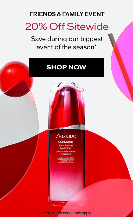 Shiseido Fall Friends and Family Event