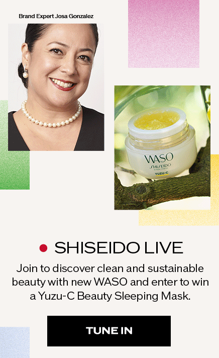 Shiseido New WASO Clean & Sustainable Beauty livestream preshow