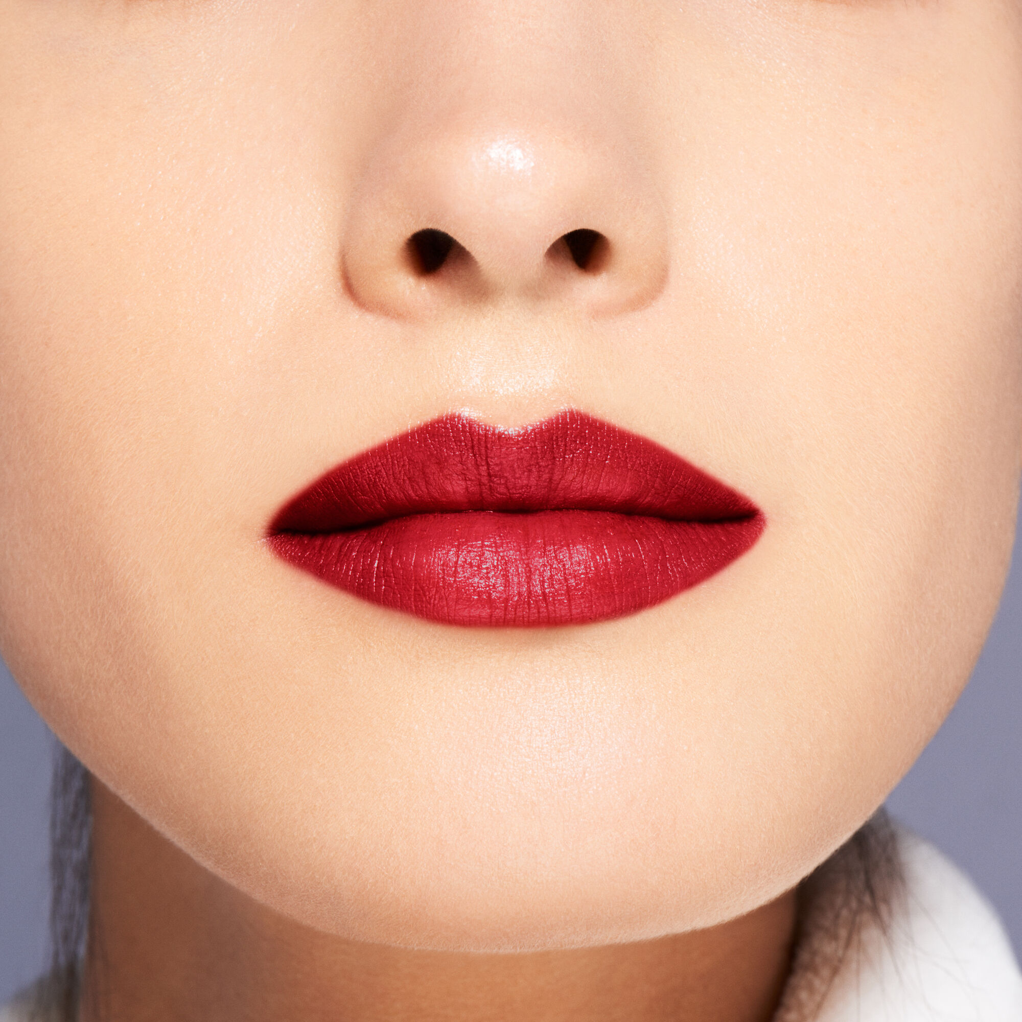 shiseido cherry red lipstick